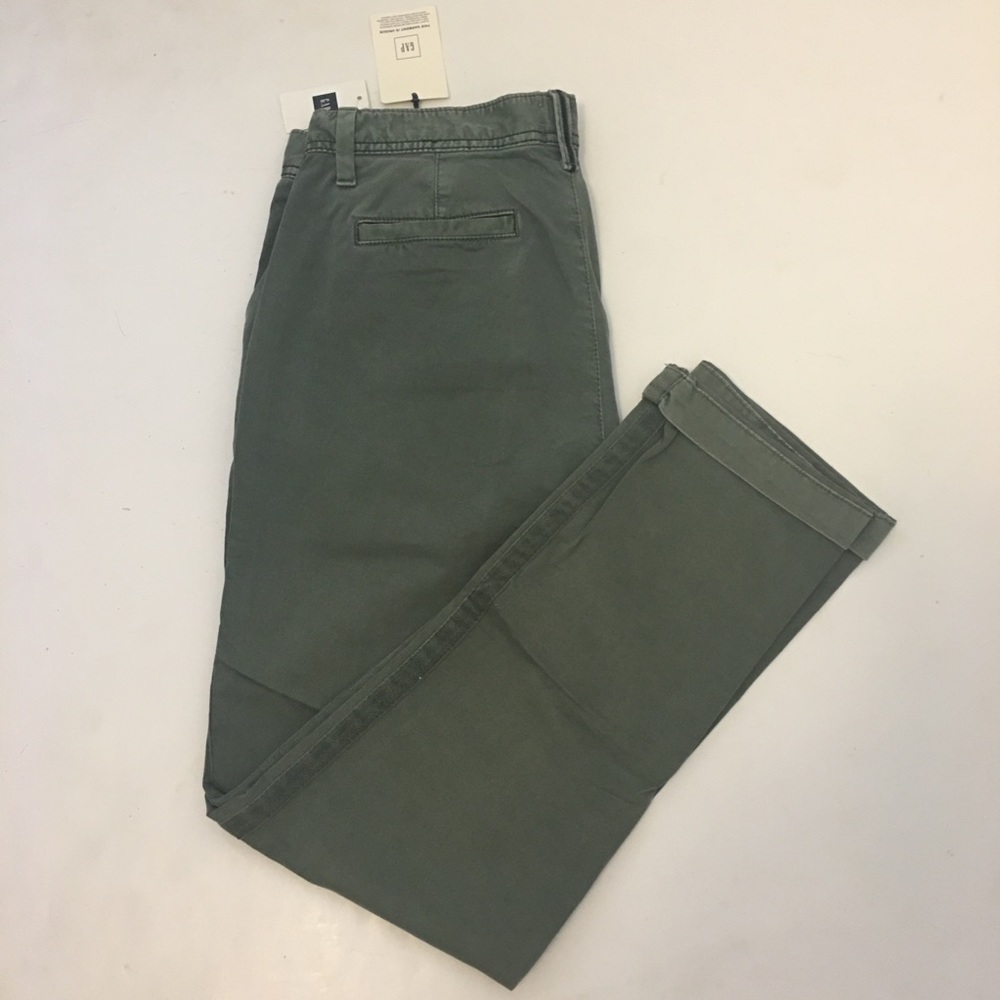 Gap Girlfriend Chino Army Green